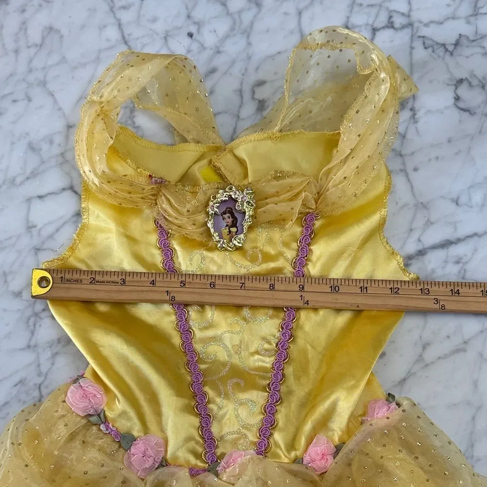 Beauty and the Beast Belle Princess Dress Costume Sz 4-6 Y